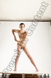 Nude Man White Standing poses - ALL Athletic Short Brown Standing poses - simple Multi angles poses Realistic